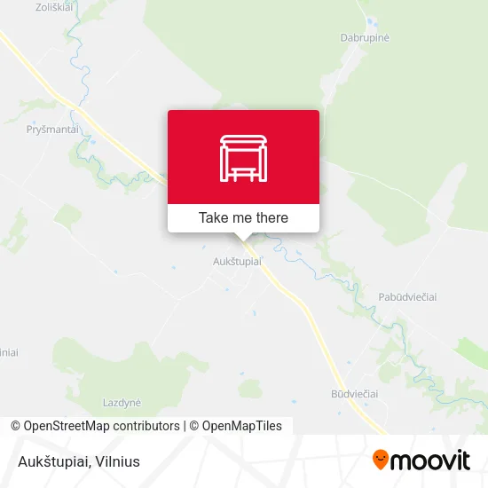 Карта Aukštupiai