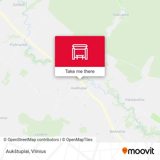 Карта Aukštupiai