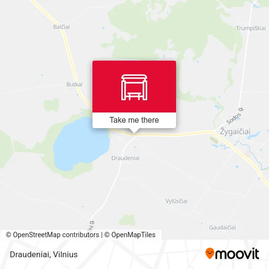 Карта Draudeniai