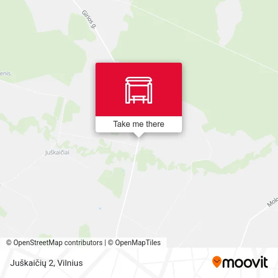 Карта Juškaičių 2
