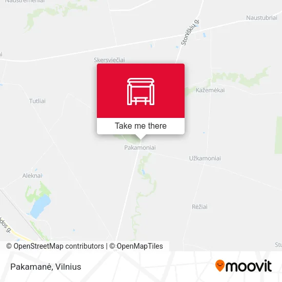 Карта Pakamanė