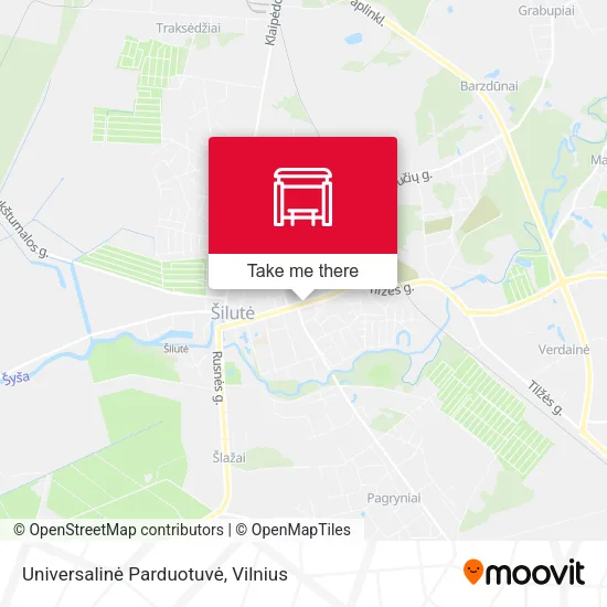 Карта Universalinė Parduotuvė