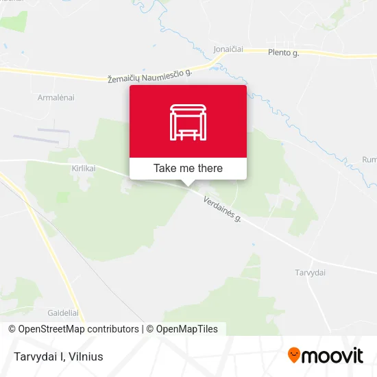 Карта Tarvydai I