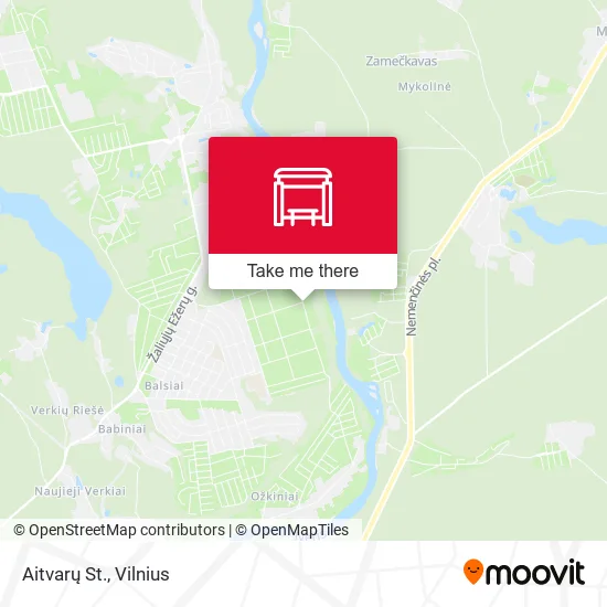 Карта Aitvarų St.