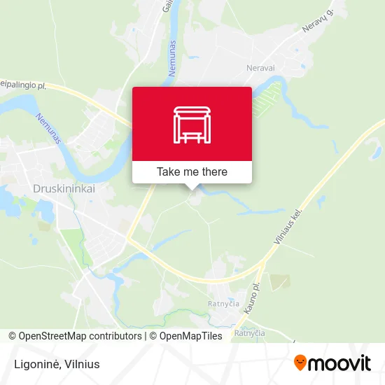 Карта Ligoninė