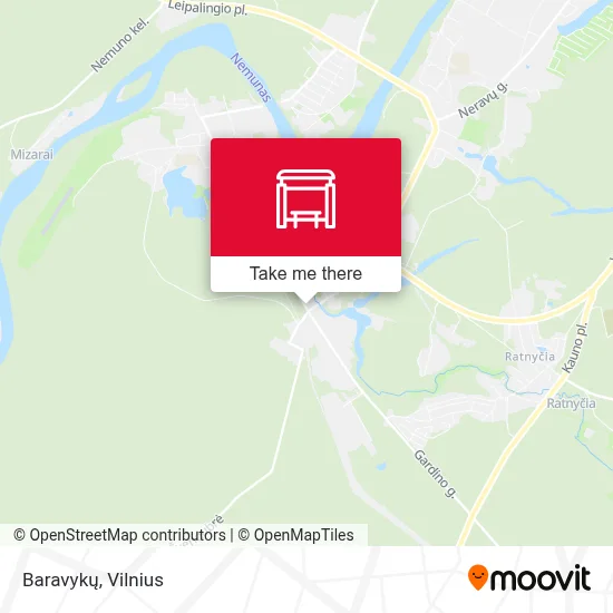 Baravykų map