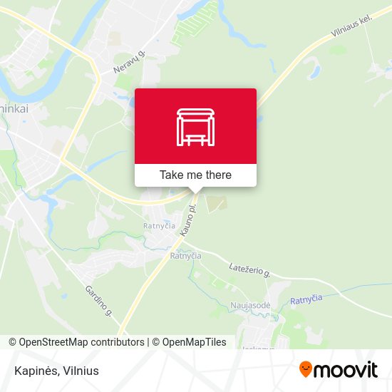 Карта Kapinės