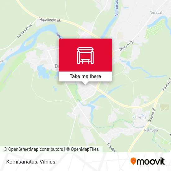 Карта Komisariatas