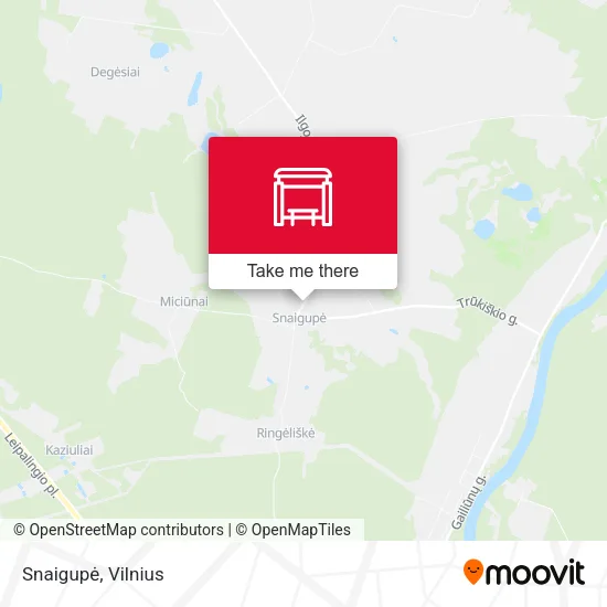 Карта Snaigupė