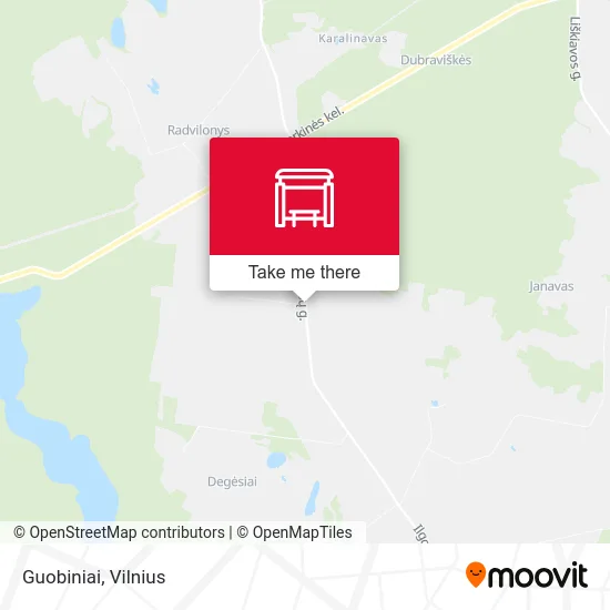 Карта Guobiniai