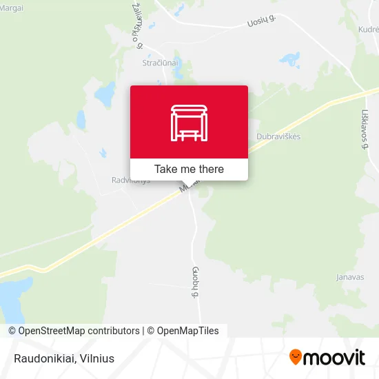 Карта Raudonikiai