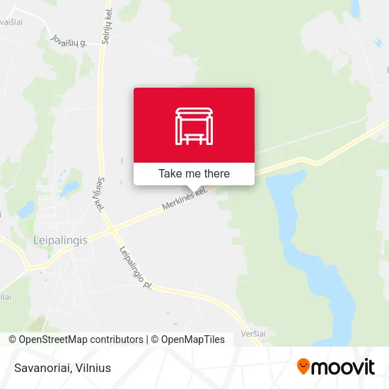 Карта Savanoriai