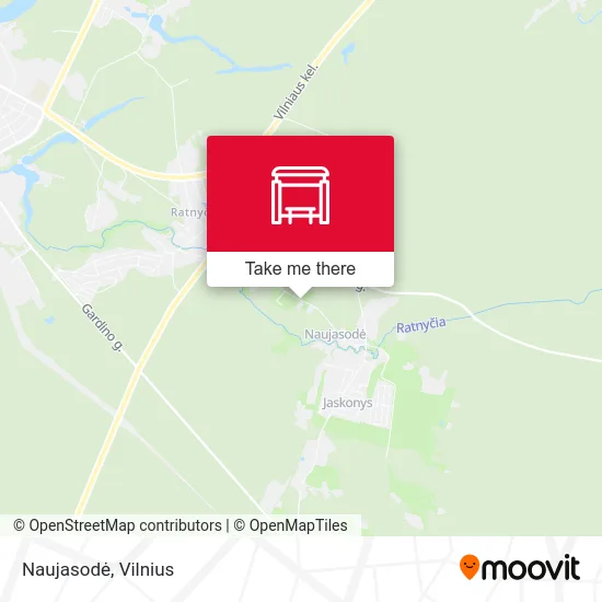 Карта Naujasodė