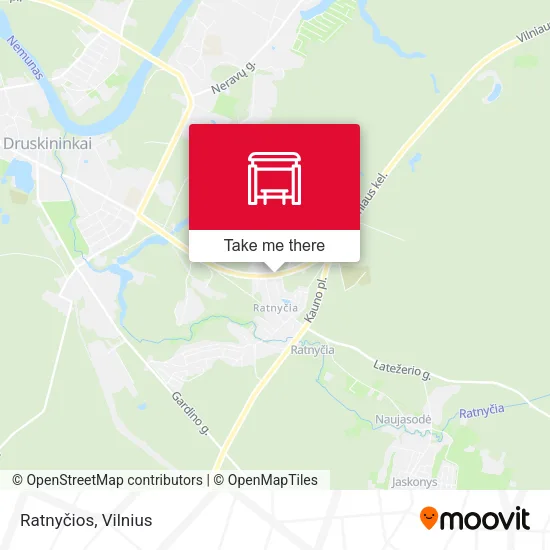 Карта Ratnyčios