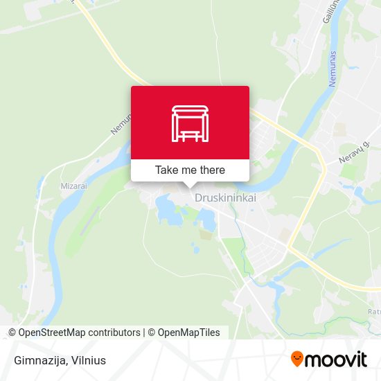 Карта Gimnazija