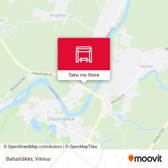 Карта Baltašiškės