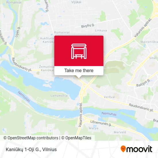 Kaniūkų 1-Oji G. map