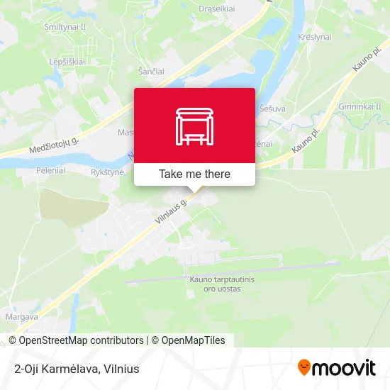Карта 2-Oji Karmėlava