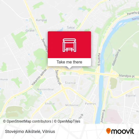 Карта Stovėjimo Aikštelė