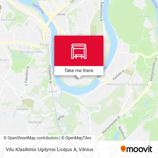 Vdu Klasikinio Ugdymo Licėjus A map