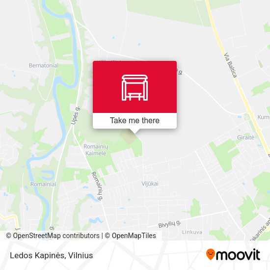 Карта Ledos Kapinės