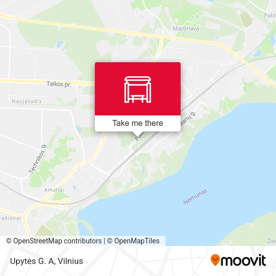 Карта Upytės G. A