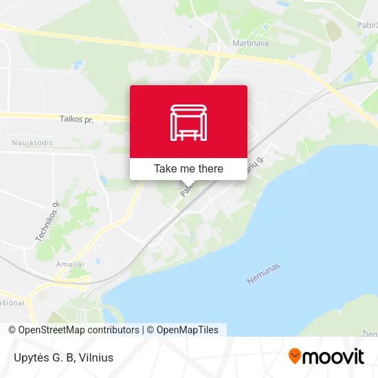 Карта Upytės G. B