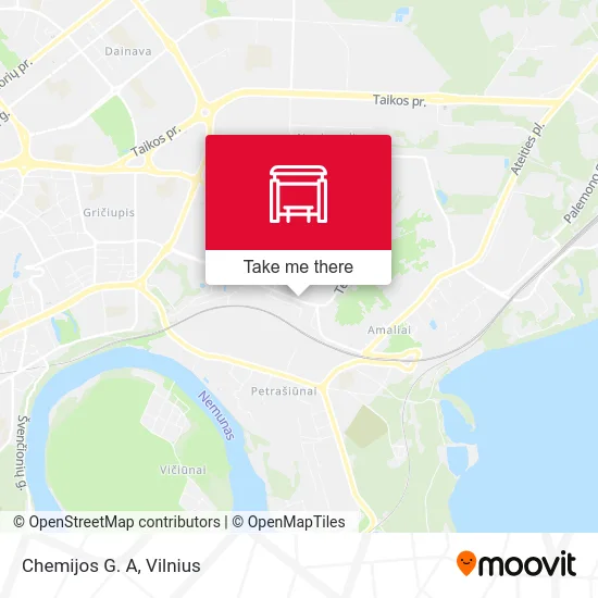 Карта Chemijos G. A