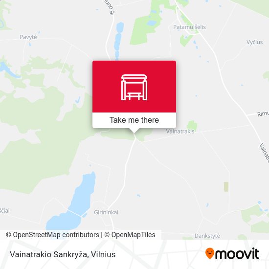 Карта Vainatrakio Sankryža