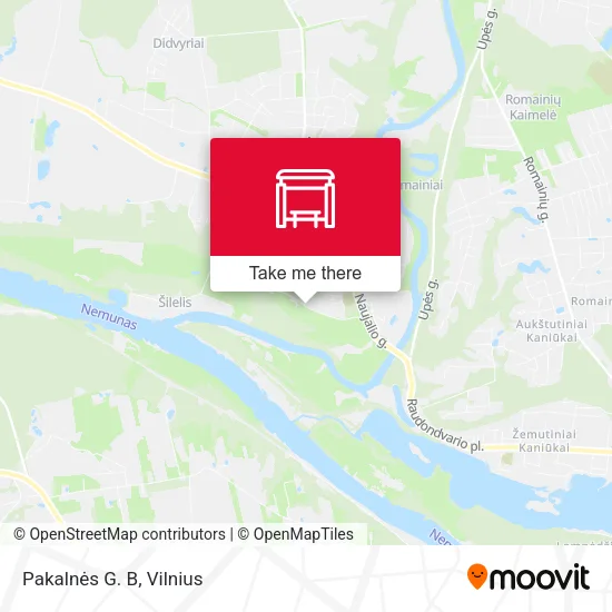Карта Pakalnės G. B