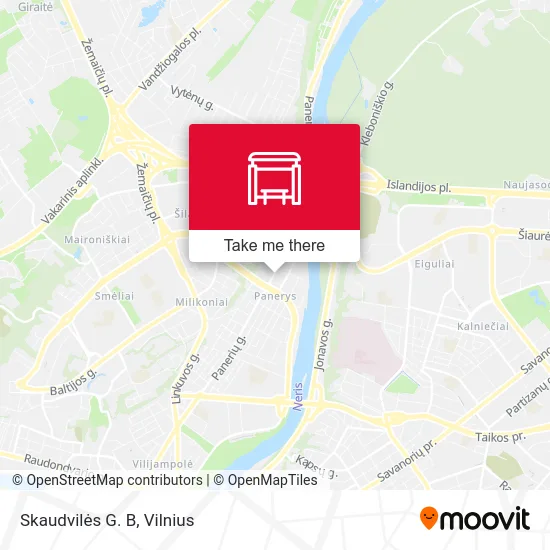 Карта Skaudvilės G. B