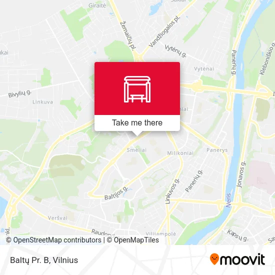 Карта Baltų Pr. B