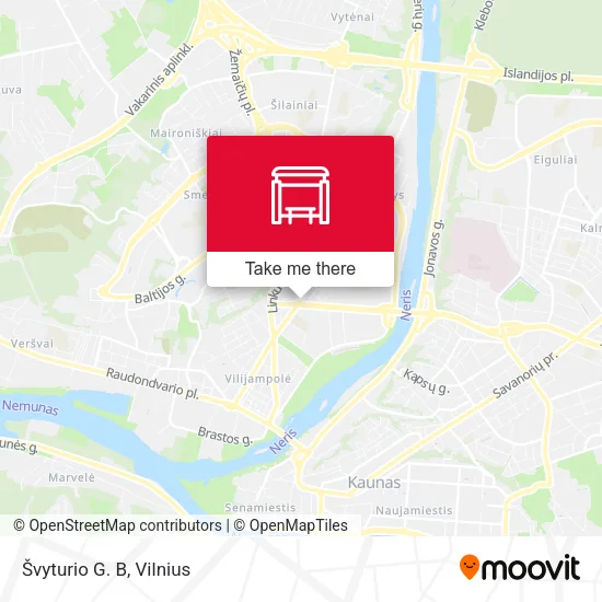 Карта Švyturio G. B