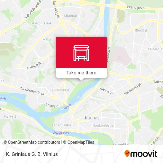 Карта K. Griniaus G. B