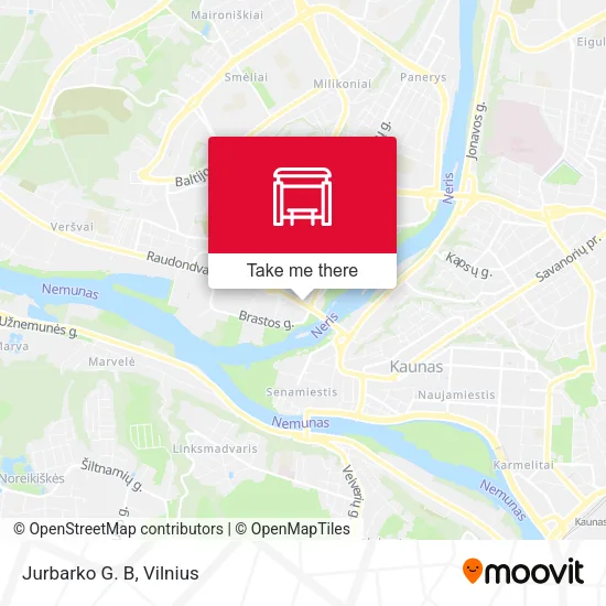 Карта Jurbarko G. B