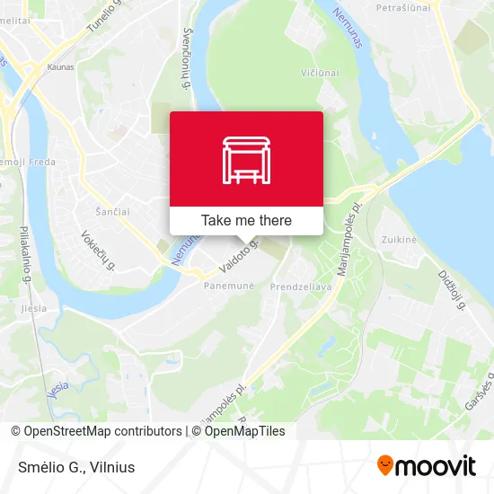 Карта Smėlio G.