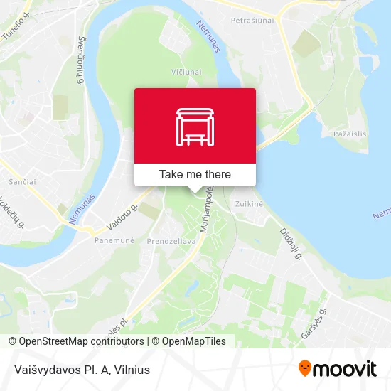 Карта Vaišvydavos Pl. A