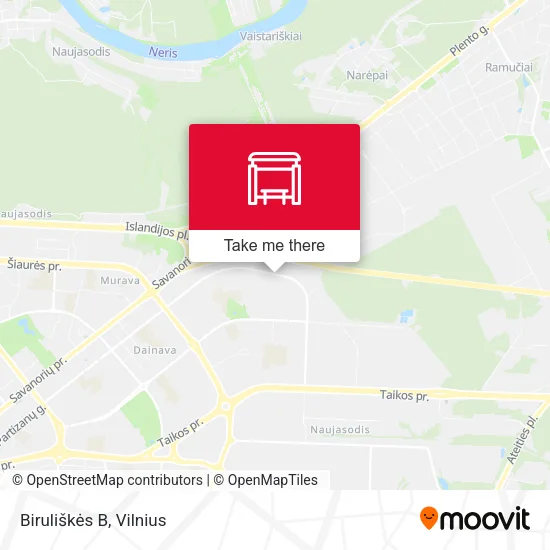 Карта Biruliškės B