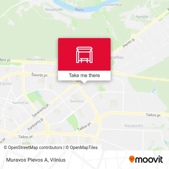 Карта Muravos Pievos A