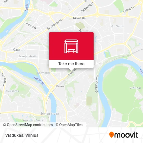 Карта Viadukas