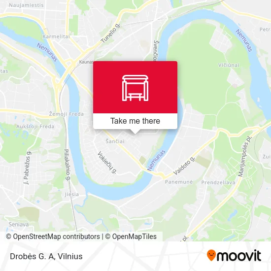 Карта Drobės G. A