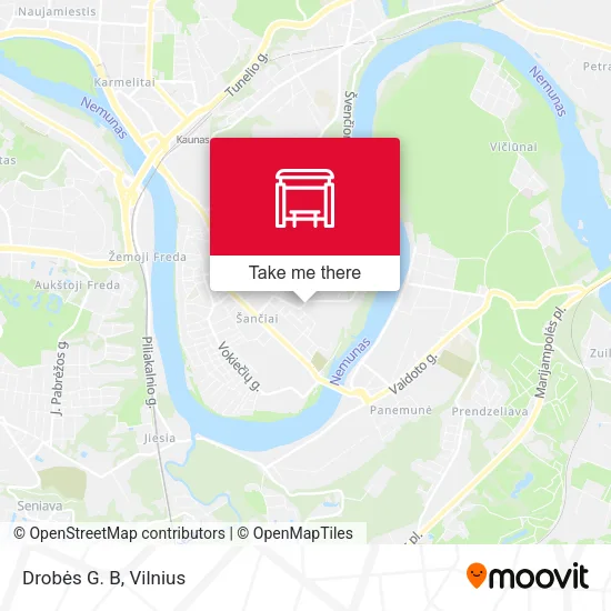 Карта Drobės G. B