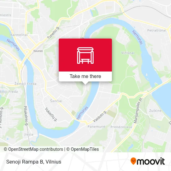 Карта Senoji Rampa B