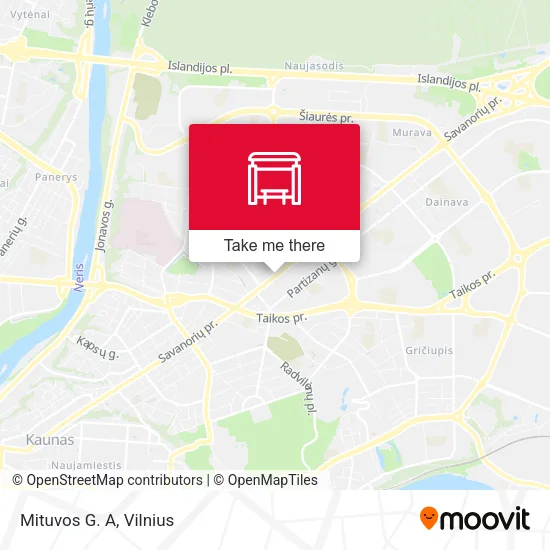 Карта Mituvos G. A