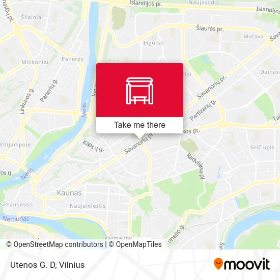 Utenos G. D map