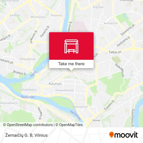 Карта Žemaičių G. B