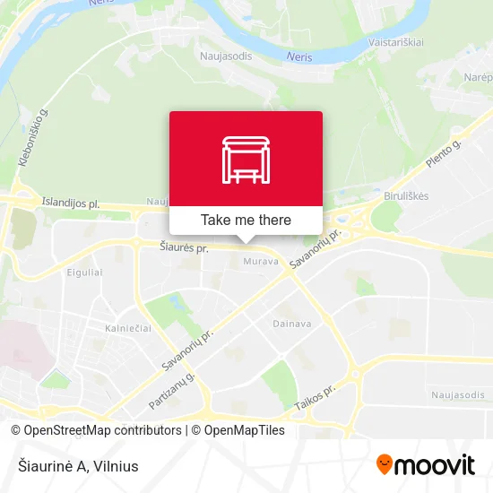 Карта Šiaurinė A