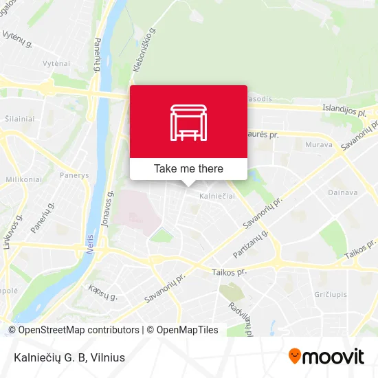 Kalniečių G. B map