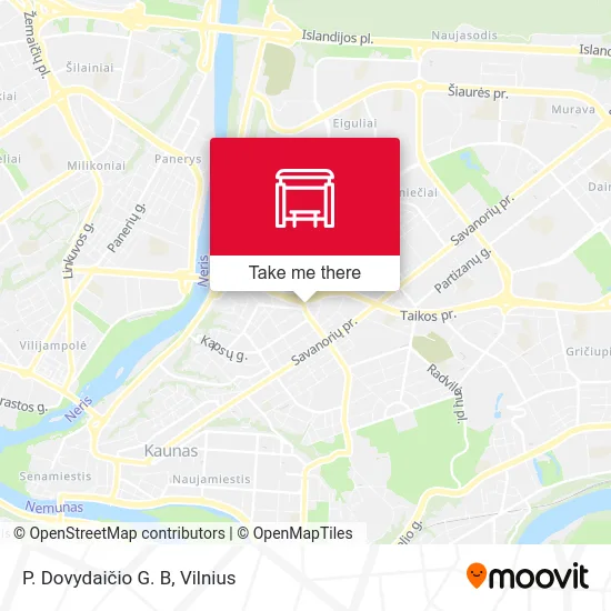 P. Dovydaičio G. B map