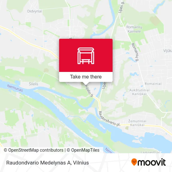 Карта Raudondvario Medelynas A